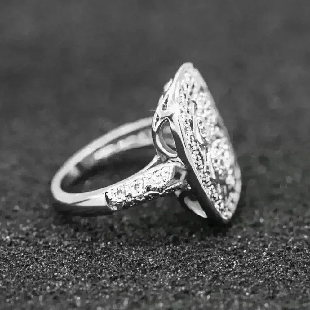 🍁New Creative Design CZ Mystic Symbol Ring For Woman, GPMB1503